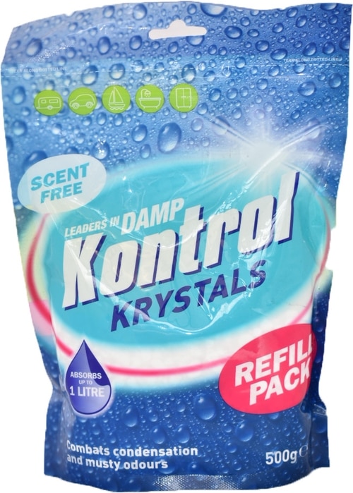 Kontrol Krystals 0.5 Kg - Scent Free - 1 Litre Capacity